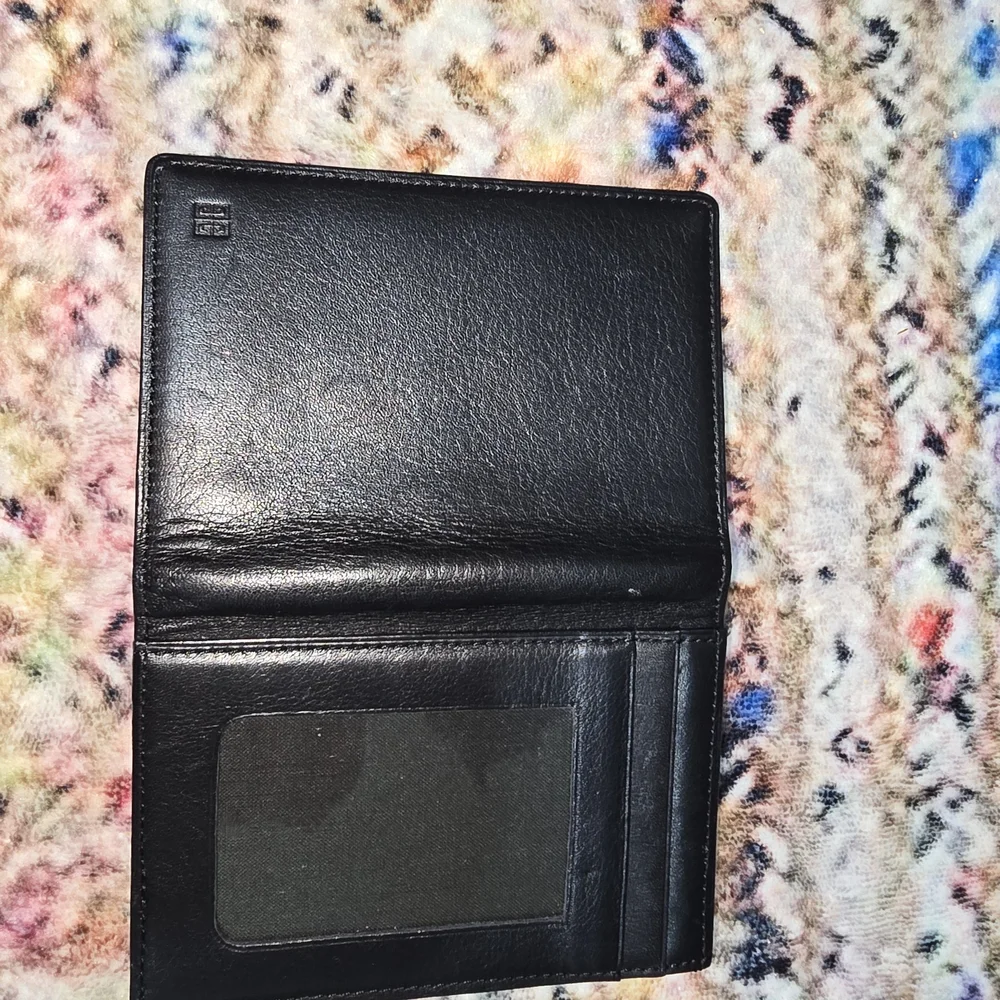 Givenchy Black Leather Card Wallet